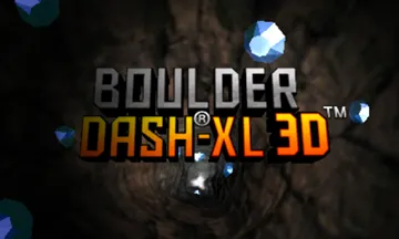 Boulder Dash XL 3D (Usa) screen shot title